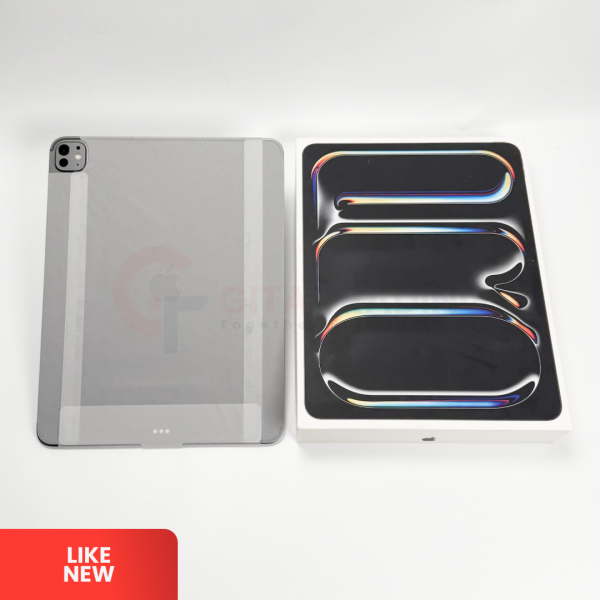 Apple iPad Pro M4 (2024) 13-inch Space Black - Wi-Fi & Cellular | ROM: 1000GB (1TB) | Battery Health: 100% | S&N: K9KXK6P0MK | LIKE NEW