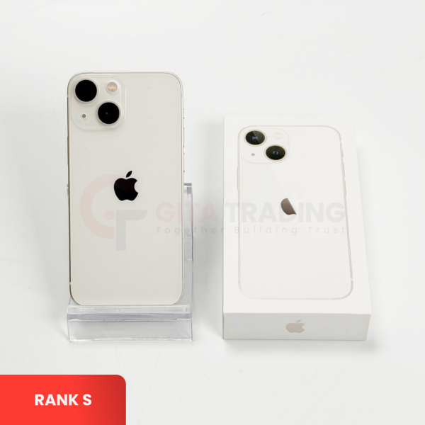 APPLE iPhone 13 Mini 5G Starlight - Sim Free | ROM: 128GB | Battery Health: 75% | IMEI: 351671390737735 | RANK S