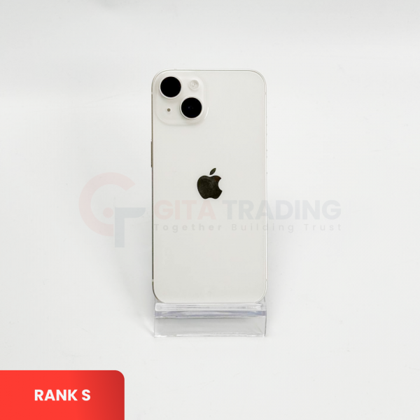 APPLE iPhone 14 5G White - SIM Free | ROM: 128GB | Battery Health: 84% | IMEI: 357181338847772 | RANK S
