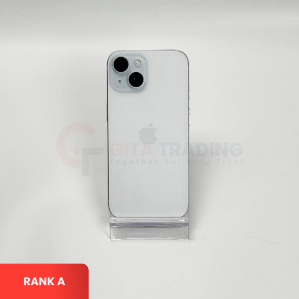 APPLE iPhone 15 5G Blue - SIM Free | ROM: 256GB | Battery Health: 100% | IMEI: 352481292393648 | RANK A