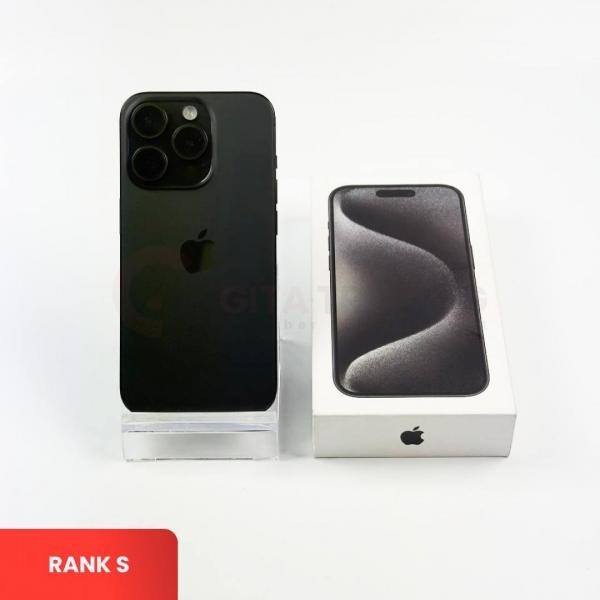 APPLE iPhone 15 Pro 5G Black Titanium | ROM: 128GB | Battery Health 87% | IMEI: 354230919111802 | RANK S