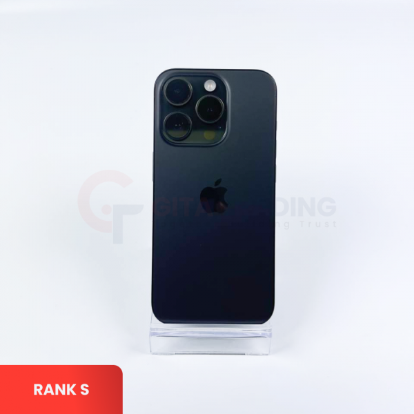 APPLE iPhone 15 Pro 5G Black Titanium - Sim Free | ROM: 128GB | Battery health 88% |  IMEI: 355746603098699 | RANK S