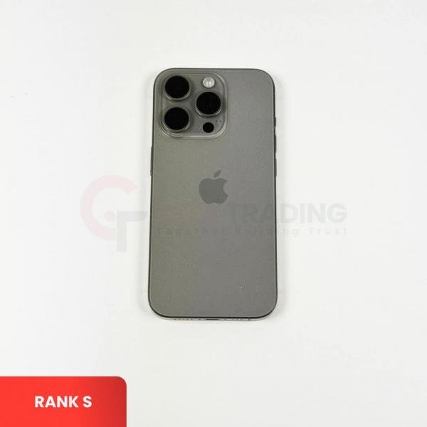 APPLE iPhone 15 Pro 5G Natural Titanium - Sim Free | ROM: 128GB | Battery health 88% |  IMEI: 356597923180306 | RANK S