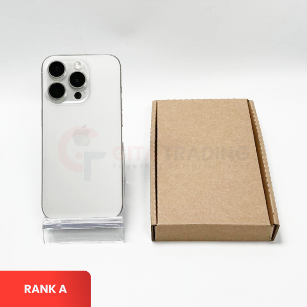 APPLE iPhone 15 Pro 5G White Titanium - Sim Free | ROM: 256GB | Battery Health: 86% | IMEI: 354496317421446 | Rank A