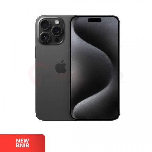 APPLE iPhone 15 Pro Max 5G Black Titanium - Sim Free | ROM: 1000GB(1TB) | Dual Sim FISIK & Silent Camera | IMEI: 353104761771842 | NEW BNIB