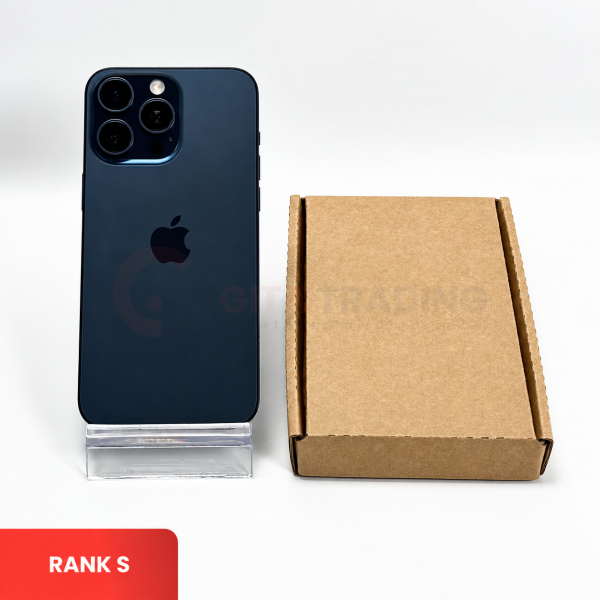 APPLE iPhone 15 Pro Max 5G Blue Titanium - SIM Free | ROM: 256GB | Battery Health: 89% | IMEI: 359779343607343 | RANK S