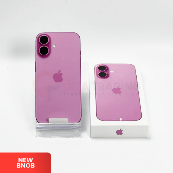 APPLE iPhone 16 5G PINK - Sim Free | ROM: 128GB | Battery Health: 100% | IMEI: 355264899737095 | BNOB