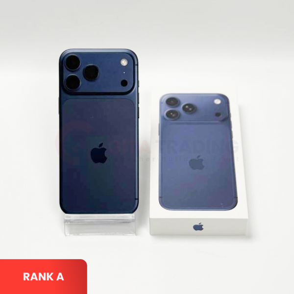 APPLE iPhone 17 Pro Max 5G Deep Blue - Sim Free (SIM Fisik) | Silent Camera & Single SIM | Battery Health: 100% | ROM: 512GB | IMEI: 351038934422556 | RANK A