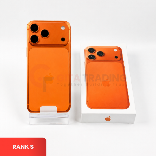 APPLE iPhone 17 Pro Max 5G Cosmic Orange - Sim Free (eSIM) | ROM: 256GB | Battery Health 100% | IMEI: 350949811198773 | RANK S
