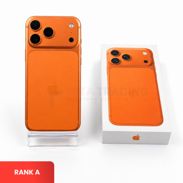 APPLE iPhone 17 Pro Max 5G Cosmic Orange - Sim Free (eSIM) | ROM: 256GB | Battery Health 100% | IMEI: 352904375684187 | RANK A