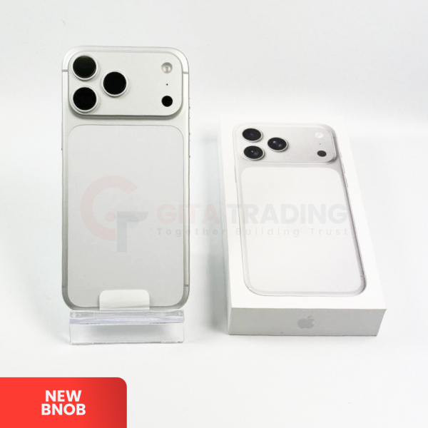 APPLE iPhone 17 Pro Max 5G Silver - Sim Free (eSIM) | ROM: 1000GB(1TB) | IMEI: 353314499356143 | NEW BNOB