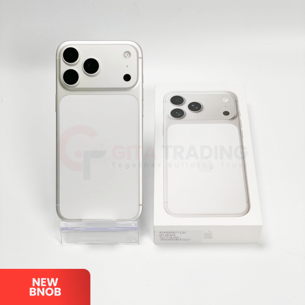 APPLE iPhone 17 Pro Max 5G Silver - Sim Free (eSIM) | ROM: 256GB | IMEI: 359285696003221 | NEW BNOB